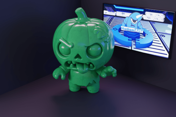 3D Pumpkin Head Zombie: Fun Halloween Horror