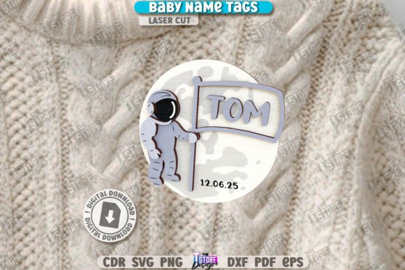 Baby Name Tag Laser Cut Design Guide