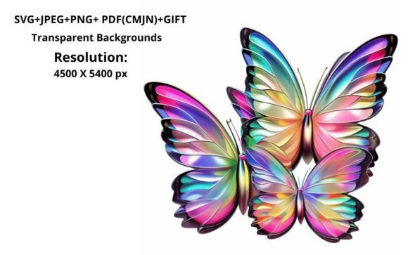 Beautiful 3D SVG Collection: Elevating Paper Crafts with Layered Butterfly Designs