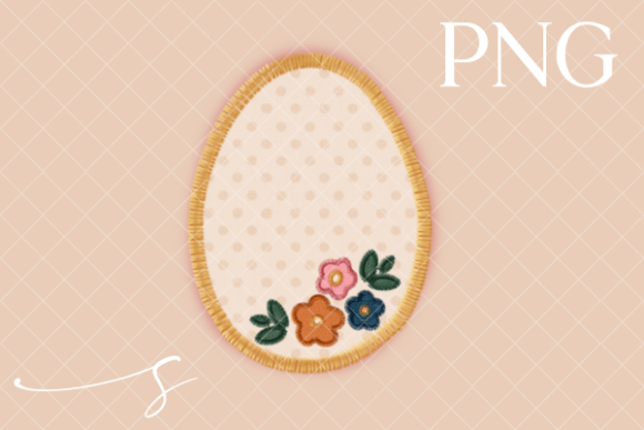 Bringing Nostalgia to Life: The Art and Utility of the Embroidered Vintage Easter Egg Digital Design