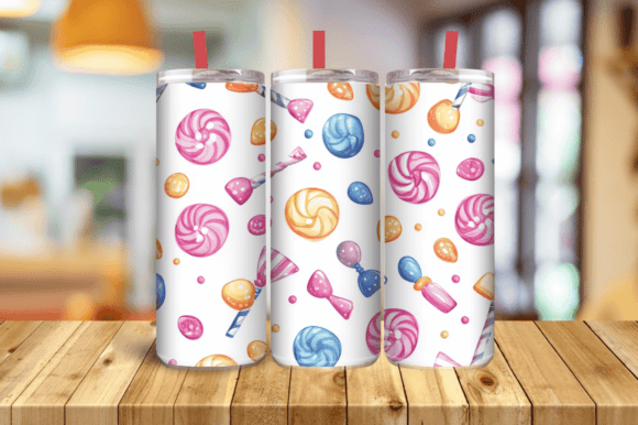 Chocolate Tumbler Design: Bright Wrap