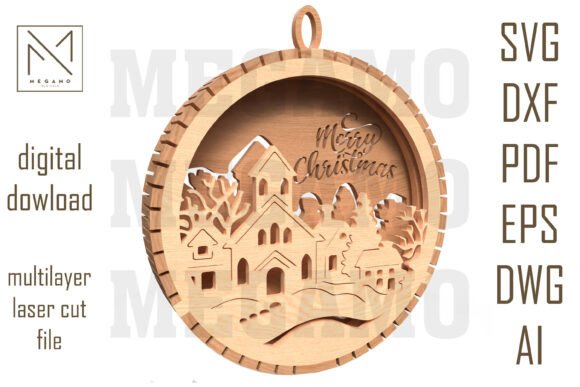 Christmas Church Ornament SVG Guide