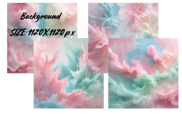 Dreamy Pastel Background: Blending Watercolor Bleach Effects with Modern Digital Aesthetics