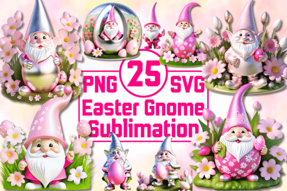 Easter Gnome Sublimation Bundle