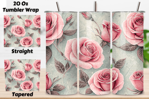 Elevating Sublimation Craft: The Strategic Value of 3D Herbarium Rose Seamless Tumbler Wraps