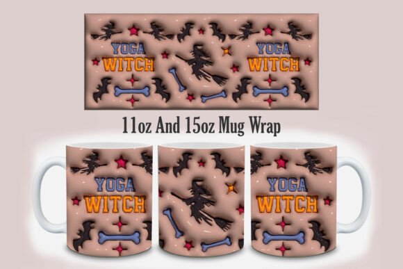 Embracing the Whimsical: The Rise of 3D Inflated Yoga Witch Mug Designs