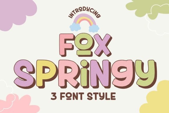 Fox Springy: Playful Typography