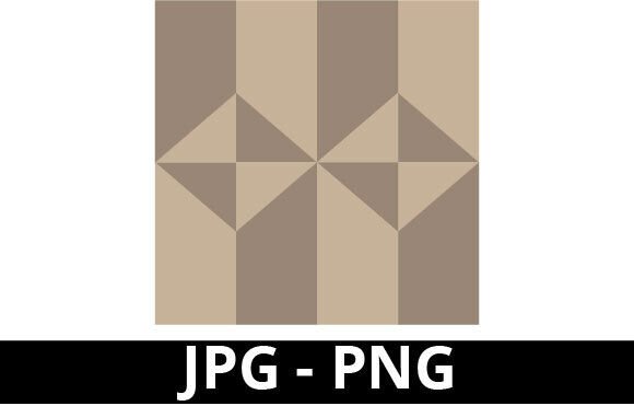 Geometric Brown Abstract Pattern Design: Elevating Modern Interiors with Neutral Sophistication