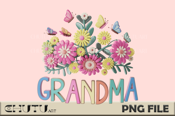 Grandma Floral Garden 3D Design Guide