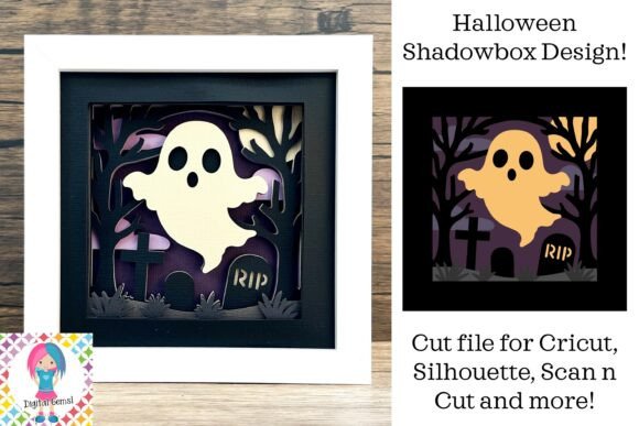 Halloween Ghost SVG 3D Shadowbox: A Guide to Flawless Papercraft Assembly