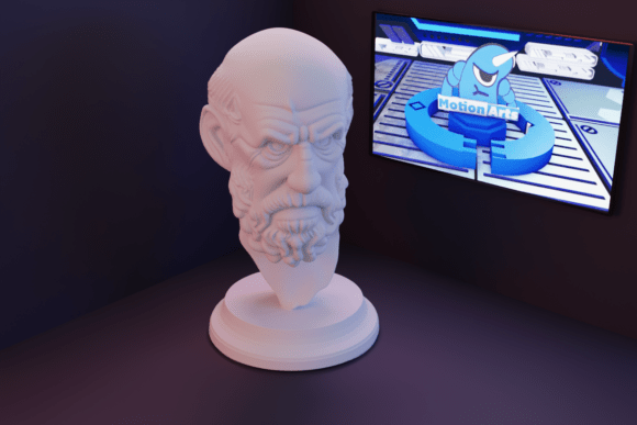 Hippocrates: Evaluating the 3D Printed Bust for Educational and Decorative Use