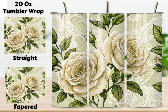 Lace Embroidery Rose Seamless Tumbler: A Strategic Asset for Sublimation Branding