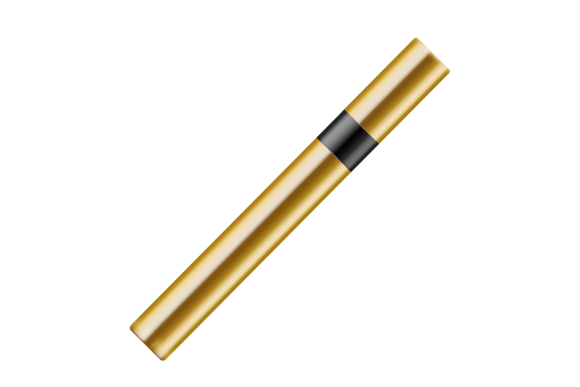 Mascara Packaging: Realistic Golden Meta for Premium Cosmetic Branding