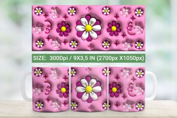 Mastering the 3D Inflated Flower Tumbler Wrap Design for Professional Sublimation Results
