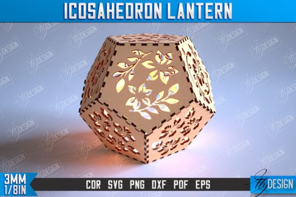 Mastering the Icosahedron Lantern Laser Cut SVG Design for Modern Home Decor