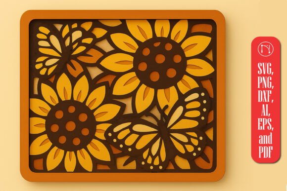 Mastering the Multilayer Sunflower Shadow Box SVG for Professional Results