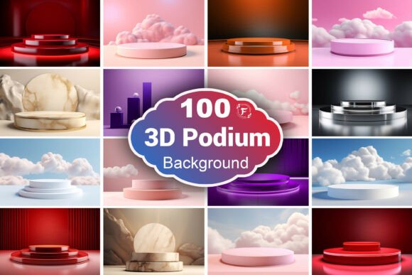 Podium Background: Elevating Product Presentation in Digital Workflows