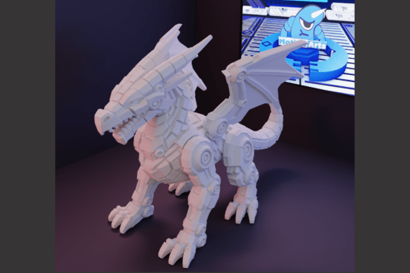 Robot Dragon: Evaluating the Fusion of Fantasy and 3D Printable Mechanics
